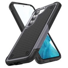 Per Samsung Galaxy S23 + 5G PC + TPU Custodia protettiva antiurto per telefono (grigio + nero)