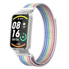 Custodia protettiva per PC integrata Xiaomi Mi Band 7 Pro + cinturino in nylon (colorato)
