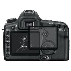 Lente esterna per schermo LCD in materiale acrilico per Canon EOS 5D Mark II
