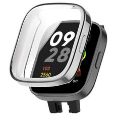 Custodia protettiva per orologio galvanico in TPU a copertura totale per Redmi Watch 3 (argento)