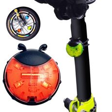 Coccinella Wheel Light Children Balance Bike Luce del mozzo della bicicletta, Colore: Smart Red