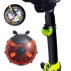 Coccinella Wheel Light Children Balance Bike Luce del mozzo della bicicletta, Colore: rosso manuale