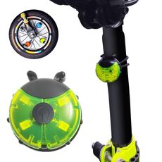 Coccinella Wheel Light Children Balance Bike Luce del mozzo della bicicletta, Colore: verde manuale