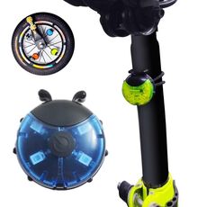 Coccinella Wheel Light Children Balance Bike Luce del mozzo della bicicletta, Colore: blu manuale