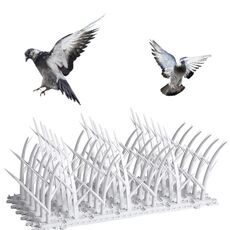 SK477 6pcs plastica anti-uccello spina antifurto spina anti-gatto ramo di un albero elettrico spina repellente per uccelli