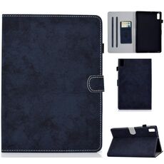Custodia protettiva per tablet Lenovo Tab P11 Gen 2 in tessuto stile marmo Texture PU (blu scuro)