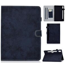 Custodia protettiva per tablet Lenovo Tab P11 Pro Gen 2 in tessuto stile marmo Texture PU (blu scuro)