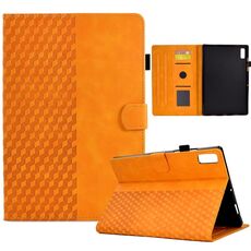 Per Lenovo Tab P11 Gen 2 Custodia per tablet in pelle goffrata rombo (cachi)