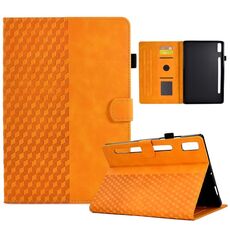 Per Lenovo Tab P11 Pro Gen 2 Custodia per tablet in pelle goffrata rombo (cachi)