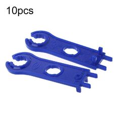 10pcs 1000V MC4 connettore solare fotovoltaico smontaggio chiave (testa rotonda blu)