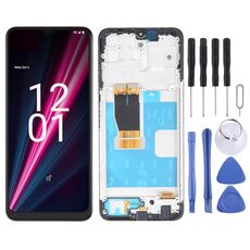 Schermo LCD per T-Mobile Revvl 6 Pro Digitizer Assemblaggio completo con cornice