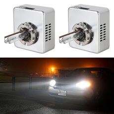 1 paio D5S 4300K DC12V 35W Car HID Xenon Kit lampadina faro (luce bianca)