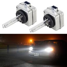 1 paio D8S 6000K Car HID Xenon Kit lampadina faro (luce bianca)