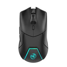 HXSJ T40 7 tasti 4000 DPI Mouse da gioco wireless con retroilluminazione colorata a tre modalità ricaricabile (nero)