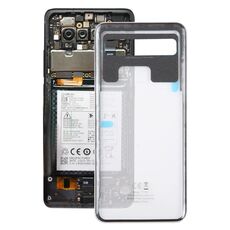 Per TCL 10L T770H Coperchio posteriore batteria in vetro OEM (trasparente)