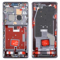 Per Huawei Mate 40 Pro Original Front Housing LCD Frame Bezel Plate (Nero)