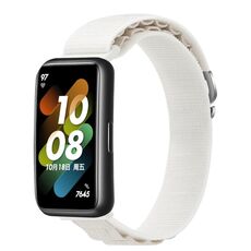 Per cinturino per orologio in nylon con cinturino Huawei Band 7 (Starlight)