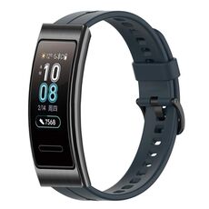 Per cinturino in silicone tinta unita Huawei Band 3 (blu notte)