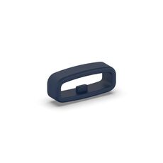 Fibbia di sicurezza ad anello in silicone fisso con cinturino universale da 18 mm 10 pezzi (blu navy)