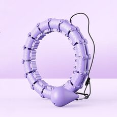 Le donne con anello sottile e intelligente non cadranno dall'attrezzatura per il fitness con anello addominale staccabile, dimensioni: 24 nodi (viola)