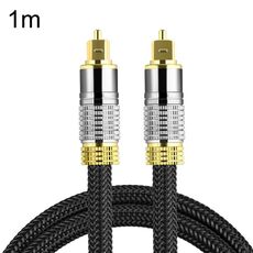 CO-TOS101 Cavo audio in fibra ottica da 1 m Altoparlante Amplificatore di potenza Digital Audiophile Cavo di segnale da quadrato a quadrato (placcato oro brillante)