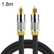 CO-TOS101 Cavo audio in fibra ottica da 1,8 m Altoparlante Amplificatore di potenza Cavo di segnale audiofilo digitale da quadrato a quadrato (placcato oro brillante)