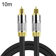 CO-TOS101 Cavo audio in fibra ottica da 10 m Altoparlante Amplificatore di potenza Digital Audiophile Cavo di segnale da quadrato a quadrato (placcato oro brillante)