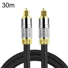 CO-TOS101 Cavo audio in fibra ottica da 30 m Altoparlante Amplificatore di potenza Digital Audiophile Cavo di segnale da quadrato a quadrato (placcato oro brillante)