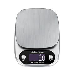 Piccola bilancia elettronica multifunzionale da cucina ad alta precisione Bilancia per alimenti con display digitale LCD, modello: 5 kg / 0,1 g