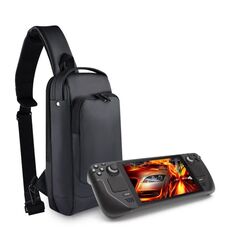 Per Steam Deck Console di gioco Borsa a tracolla Borsa a tracolla Borsa a tracolla (nera)