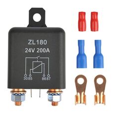 Relè avviamento auto 24V 200A con accessori