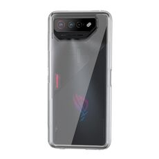 Per Asus ROG Phone 7/7 Ultimate Clear PC + Custodia per telefono antiurto in TPU (bianca)