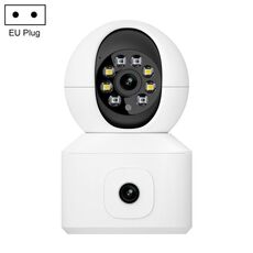 ESCAM QF010 2x2MP Dual Lens Dual Screen Surveillance WiFi Camera Support Rilevamento vocale e movimento bidirezionale (spina UE)