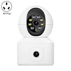 ESCAM QF010 2x2MP Dual Lens Dual Screen Surveillance WiFi Camera Support Bidirezionale Voice & Motion Detection (AU Plug)