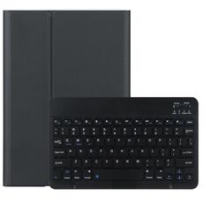 Per Lenovo Tab M10 3rd Gen TB-328XU Custodia per tablet in pelle con tastiera Bluetooth (nero)