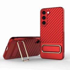 Custodia per telefono strutturata ondulata per Samsung Galaxy S23+ 5G (rossa)