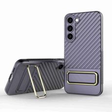 Custodia per telefono strutturata ondulata per Samsung Galaxy S23+ 5G (viola)