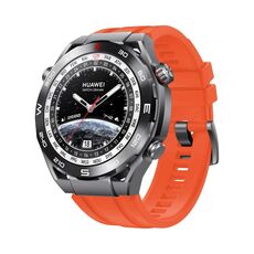 3 pezzi stile più lungo per Huawei Watch Ultimate cinturino di ricambio in silicone (arancione)