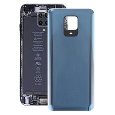 Per Xiaomi Redmi Note 9S Coperchio posteriore batteria in vetro OEM (grigio)