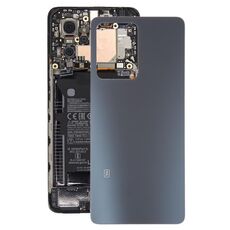Per Xiaomi Redmi Note 12 Pro Cover posteriore in vetro per batteria (nero)