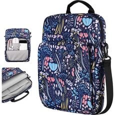 Borsa a tracolla verticale per laptop Borsa a tracolla portatile, dimensioni: 9,7-11 pollici (blu)