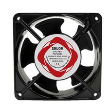 Ventola di raffreddamento per scarico fumi a saldare da 12 cm 220 V (nero)