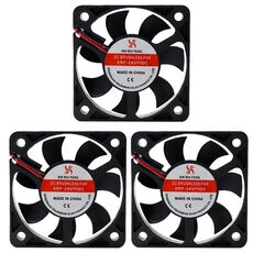 3pcs XIN RUI FENG 24V Cuscinetto a sfere 5cm Ventola di raffreddamento CC silenziosa