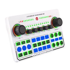Scheda audio live X50 Bluetooth RGB LED con interfaccia porta OTG