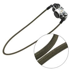 Cinghia per fotocamera con corda da arrampicata Fotocamera SLR Tracolla indossabile retrò (verde)