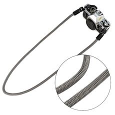 Cinghia per fotocamera con corda da arrampicata Tracolla indossabile retrò per fotocamera SLR (grigio)