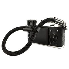 Cinturino da polso per fotocamera con corda da arrampicata Bracciale resistente all'usura per fotocamera SLR (nero)