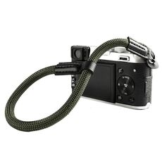 Cinturino da polso per fotocamera con corda da arrampicata Bracciale resistente all'usura per fotocamera SLR (verde)