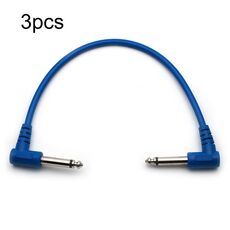 3pcs 40CM Guitar Bass Single Block Effect Device Connection Linea corta, consegna colore casuale