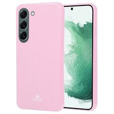 Custodia per telefono in TPU antiurto per Samsung Galaxy S23 5G GOOSPERY PEARL JELLY (rosa)